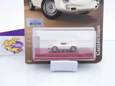 Preview: Majorette 8505001025 # Porsche 550 Spyder Baujahr 1955 " weiß-rot " 1:64