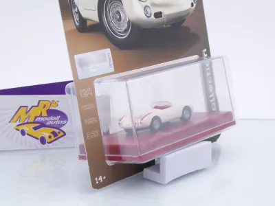 Preview: Majorette 8505001025 # Porsche 550 Spyder Baujahr 1955 " weiß-rot " 1:64