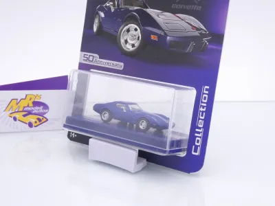 Preview: Majorette 8505001027 # Chevrolet Corvette C3 Stingray Baujahr 1976 " dunkelblau " 1:64