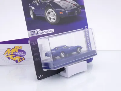 Preview: Majorette 8505001027 # Chevrolet Corvette C3 Stingray Baujahr 1976 " dunkelblau " 1:64