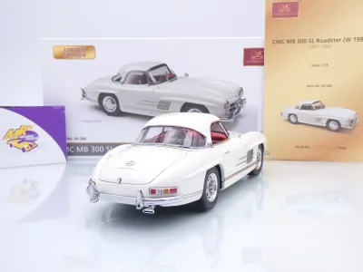 Preview: CMC M-284 # Mercedes-Benz 300 SL W198 II Hardtop Baujahr 1957-63 " weiß " 1:18