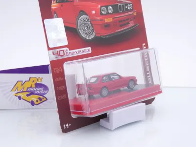 Preview: Majorette 8505001028 # BMW M3 E30 40th Anniversary Edition Baujahr 1986 " rot " 1:64