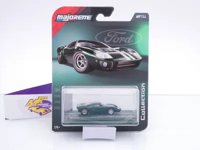 Majorette 8505001026 # Ford GT40 MK1 Baujahr 1965 " dunkelgrün-silber " 1:64