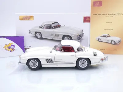 Preview: CMC M-284 # Mercedes-Benz 300 SL W198 II Hardtop Baujahr 1957-63 " weiß " 1:18