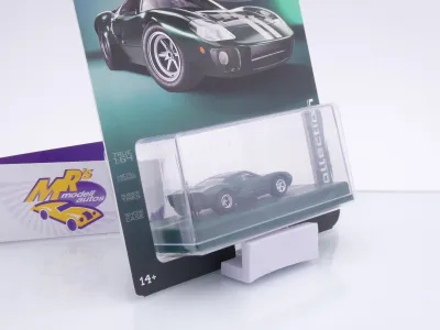 Preview: Majorette 8505001026 # Ford GT40 MK1 Baujahr 1965 " dunkelgrün-silber " 1:64