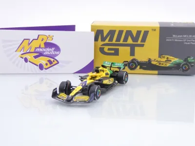 TSM Mini GT MGT01165-L # McLaren MCL38 F1 #81 Monaco GP 2024 " Oscar Piastri " 1:64