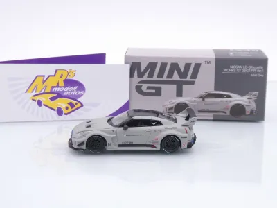 Preview: TSM MINI GT MGT01248-L # Nissan Skyline GTR (R35) LB 2026 mattgrau " Liberty Walk " 1:64