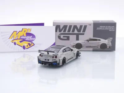 Preview: TSM MINI GT MGT01248-L # Nissan Skyline GTR (R35) LB 2026 mattgrau " Liberty Walk " 1:64