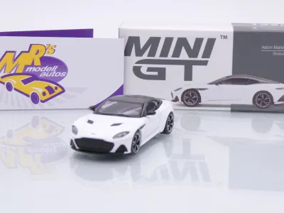 TSM MINI GT MGT01225-L # Aston Martin DBS Baujahr 2024 LHD " Stratus White / weiß " 1:64