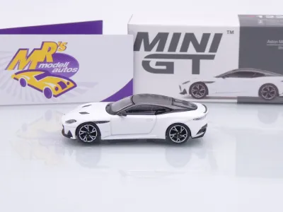 Preview: TSM MINI GT MGT01225-L # Aston Martin DBS Baujahr 2024 LHD " Stratus White / weiß " 1:64
