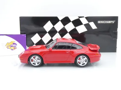 Preview: Minichamps 155061170 # Porsche 911 (993) Turbo Baujahr 1995 " Indischrot " 1:18