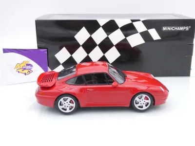 Preview: Minichamps 155061170 # Porsche 911 (993) Turbo Baujahr 1995 " Indischrot " 1:18