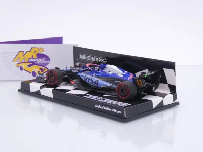 Preview: Minichamps 417241803 # Visa Cash App VCARB 01 F1 Singapure 2025 " Daniel Ricciardo " 1:43