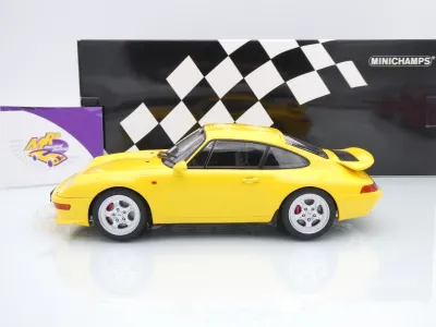 Preview: Minichamps 155061120 # Porsche 911 (993) RS Baujahr 1994 " Speedgelb " 1:18
