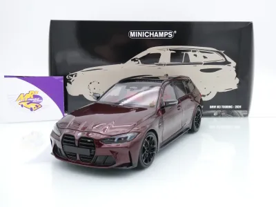 Minichamps 110024010 # BMW M3 Touring Baujahr 2024 " Aventurinrotmetallic " 1:18