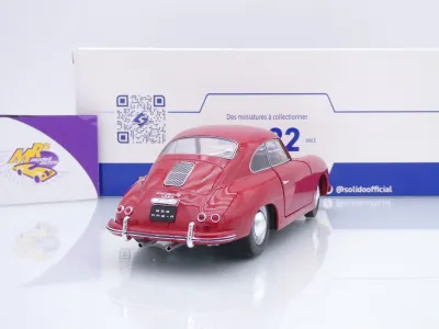 Preview: Solido S1802809 # Porsche 356 Pre-A Coupe Baujahr 1953 " dunkelrot " 1:18