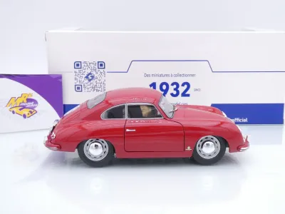 Preview: Solido S1802809 # Porsche 356 Pre-A Coupe Baujahr 1953 " dunkelrot " 1:18
