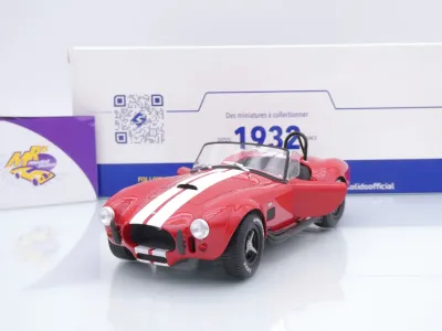 Solido S1804911 # Shelby Cobra 427 S/C MKII Baujahr 1965 " rot-weiß " 1:18