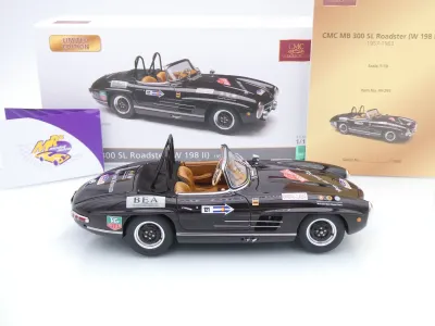 Preview: CMC M-295 # Mercedes-Benz 300 SL W198 Roadster " Rallye Ennstal Classic 2007 " 1:18