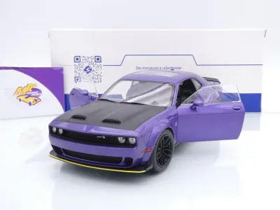 Preview: Solido S1805714 # Dodge Challenger SRT Hellcat Widebody 2023 " lilametallic " 1:18