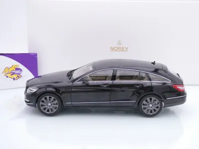 Preview: Norev 183944 # Mercedes-Benz CLS X218 Shooting Brake Baujahr 2011 " schwarzmetallic " 1:18