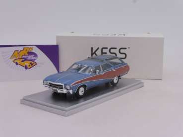Kess 43052011 # Buick Sport Wagon Baujahr 1969 in " blaumetallic-braun " 1:43