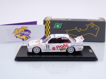 Preview: Spark SA246 # BMW E30 M3 #11 Win Macau Guia 1993 " Charles Kwan - ProAc " 1:43
