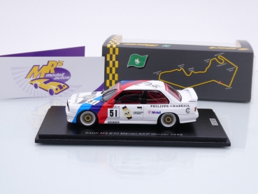 Preview: Spark SA270 # BMW E30 M3 Nr.51 Winner Macau Guia 1988 " Henry Lee Jr. " 1:43
