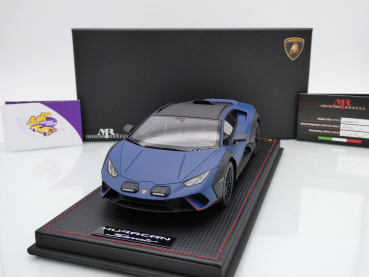 Preview: MR LAMBO057E # Lamborghini Huracan Sterrato Baujahr 2023 " Blu Grifo " 1:18