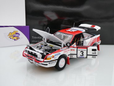 Preview: Kyosho 08961A # Toyota Celica GT-Four #3 Safari Rallye 1990 " Waldegard - Gallagher " 1:18