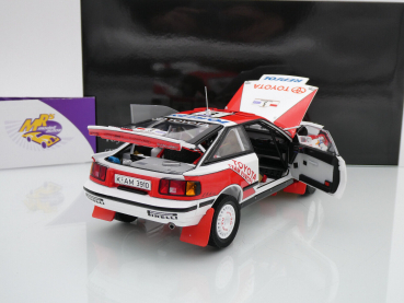 Kyosho 1/18 Toyota Celica GT-Four #3 - Vainqueur Safari Rally 1990 - Waldegard