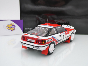 Preview: Kyosho 08961B # Toyota Celica GT-Four #2 Rallye Monte Carlo 1991 " Sainz - Mayo " 1:18