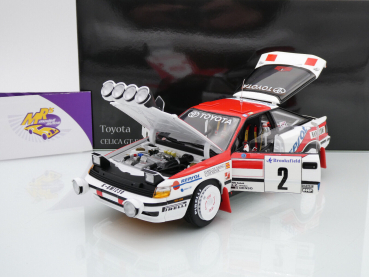 Preview: Kyosho 08961B # Toyota Celica GT-Four #2 Rallye Monte Carlo 1991 " Sainz - Mayo " 1:18