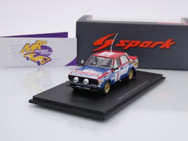 Spark S7771 # Datsun Violet GT Nr.7 Winner Safari Rallye 1981 " S. Mehta " 1:43