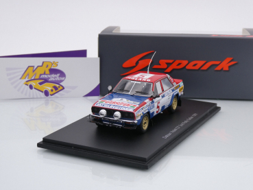 Spark S7772 # Datsun Violet GT Nr.5 2nd Safari Rallye 1981 " L. Drews " 1:43