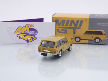 Preview: TSM MINI GT MGT00495-L # Land Range Rover LHD Baujahr 1971 " goldbeige (Bahama Gold) " 1:64