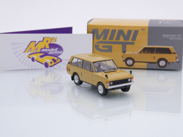 Preview: TSM MINI GT MGT00495-L # Land Range Rover LHD Baujahr 1971 " goldbeige (Bahama Gold) " 1:64