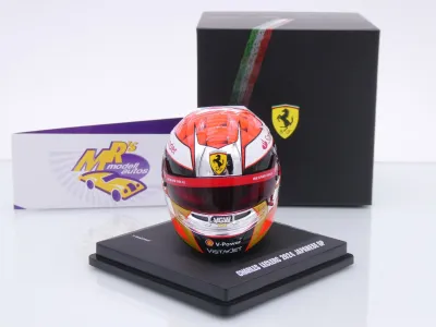 Preview: Look Smart LSHEL025 # Helm Formel 1 Ferrari " Charles Leclerc - Japan GP 2024 " 1:5
