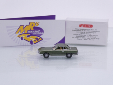 Preview: Wiking 0141 40 # Mercedes-Benz 350 SL Coupe Baujahr 1971-89 " grünmetallic " 1:87