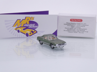 Preview: Wiking 0141 40 # Mercedes-Benz 350 SL Coupe Baujahr 1971-89 " grünmetallic " 1:87