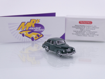 Preview: Wiking 0110 48 # Opel Kapitän Limousine Baujahr 1951-53 " dunkelgrün " 1:87