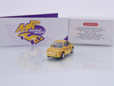 Wiking 0035 14 # VW New Beetle Baujahr 1998-2010 " Safari Leopard " 1:87