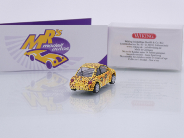 Preview: Wiking 0035 14 # VW New Beetle Baujahr 1998-2010 " Safari Leopard " 1:87