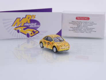Preview: Wiking 0035 14 # VW New Beetle Baujahr 1998-2010 " Safari Leopard " 1:87