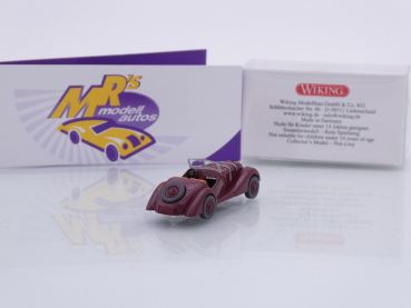 Preview: Wiking 0828 04 # BMW 328 Cabriolet Baujahr 1937-39 " weinrot " 1:87