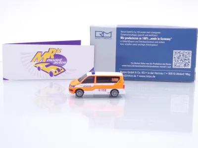 Preview: Rietze 53987 # Volkswagen VW T6 Bus " ASB Südhessen - Baby Notarzt System " 1:87