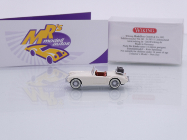 Preview: Wiking 0818 05 # MG MGA Roadster Baujahr 1955-62 " perlweiß " 1:87