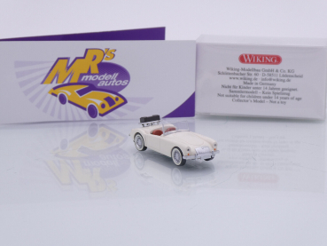 Preview: Wiking 0818 05 # MG MGA Roadster Baujahr 1955-62 " perlweiß " 1:87