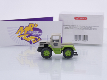 Preview: Wiking 0385 96 # Mercedes-Benz Trac Traktor Baujahr 1975-80 " grau-grün " 1:87