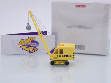 Preview: Wiking 0661 48 # Krupp Ardelt Raupenkran mit Abrissbirne 1959-65 " Toense " 1:87